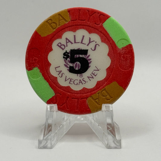 Bally's Las Vegas Nevada 1986 $5 Casino Chip N1357