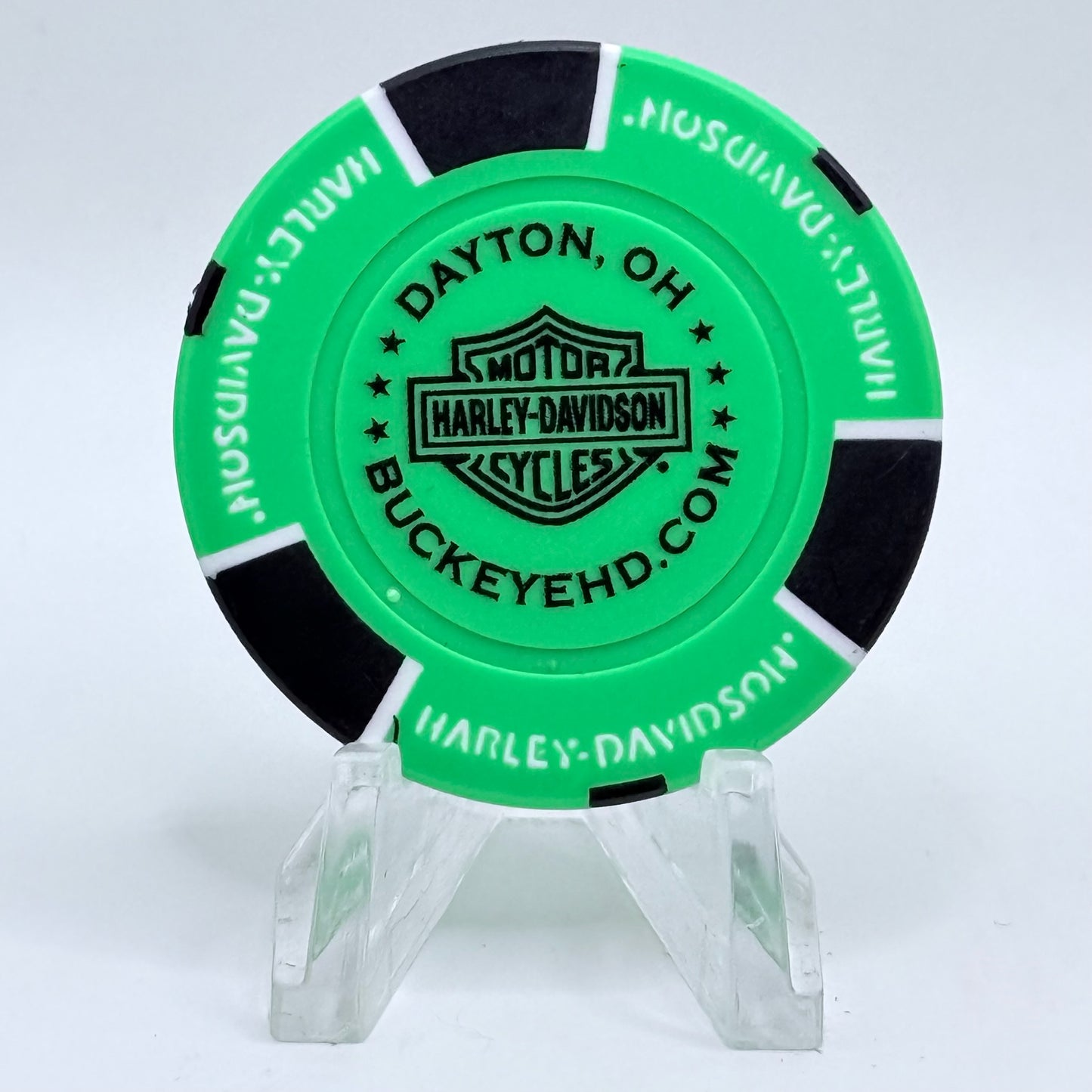 Harley-Davidson - Buckeye Dayton Ohio Series 3 Advertising Chips