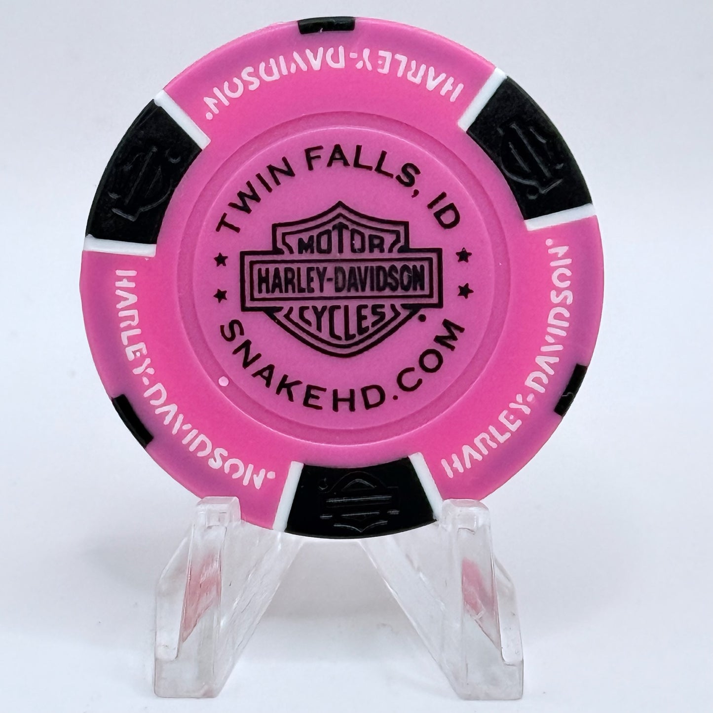 Harley-Davidson - Snake Twin Falls Idaho Series 1 Advertising Chips