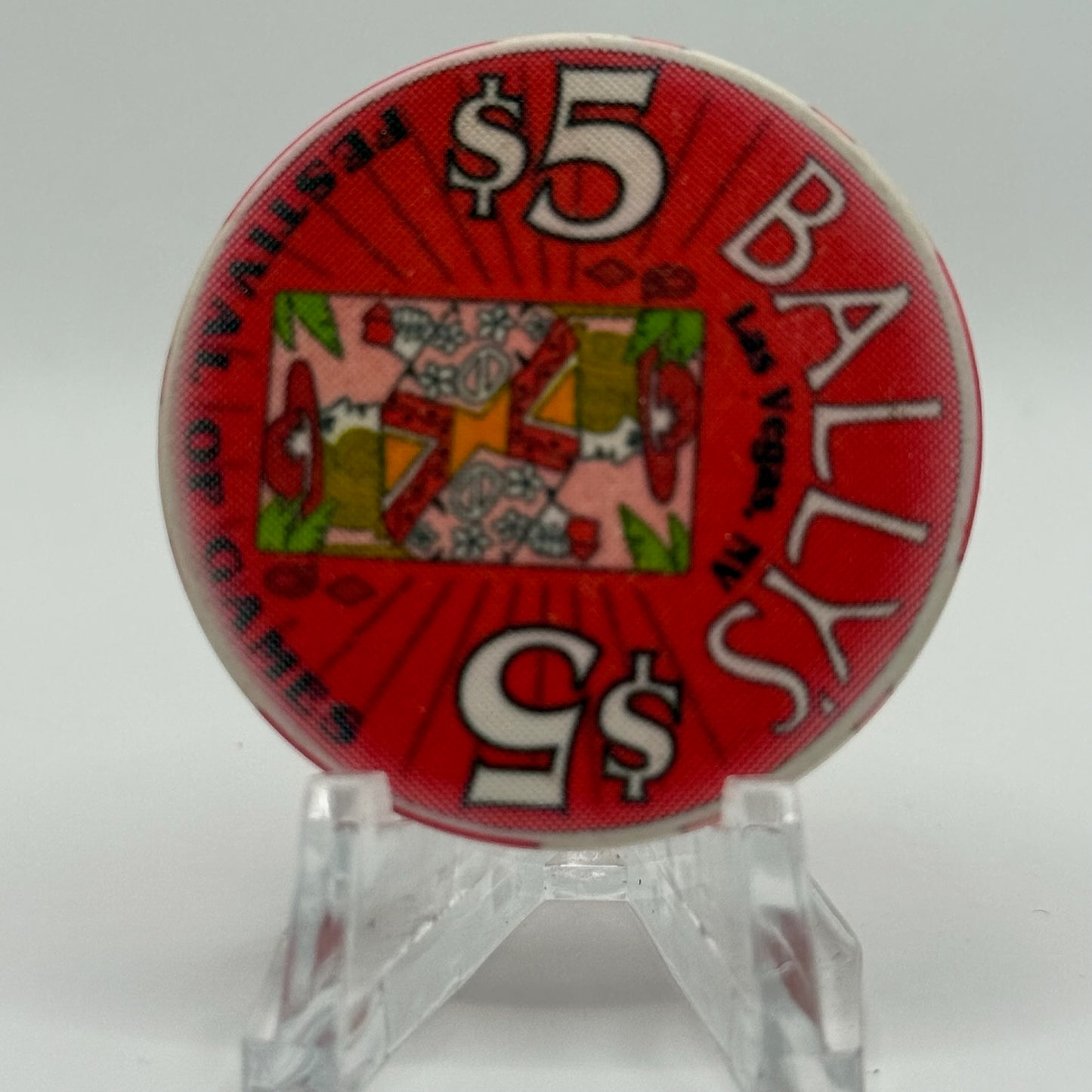 Bally's Las Vegas Nevada 1992 LE $5 Casino Chip N6582