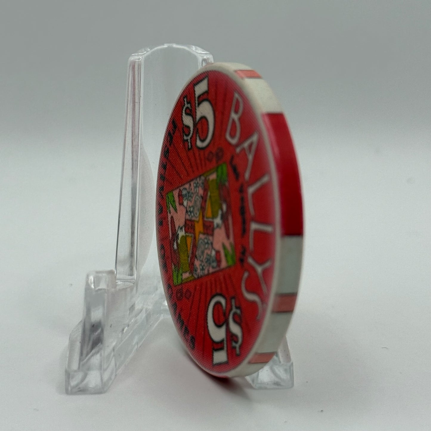 Bally's Las Vegas Nevada 1992 LE $5 Casino Chip N6582
