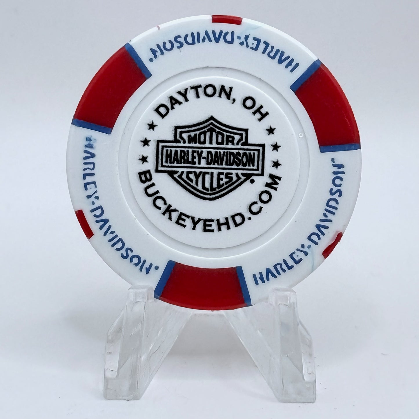 Harley-Davidson - Buckeye Dayton Ohio Series 3 Advertising Chips