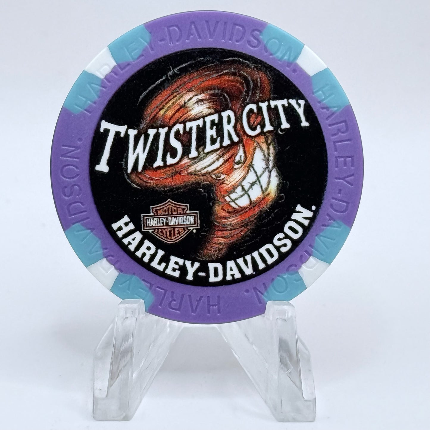 Harley-Davidson - Twister City Wichita Kansas Series 2 Advertising Chips