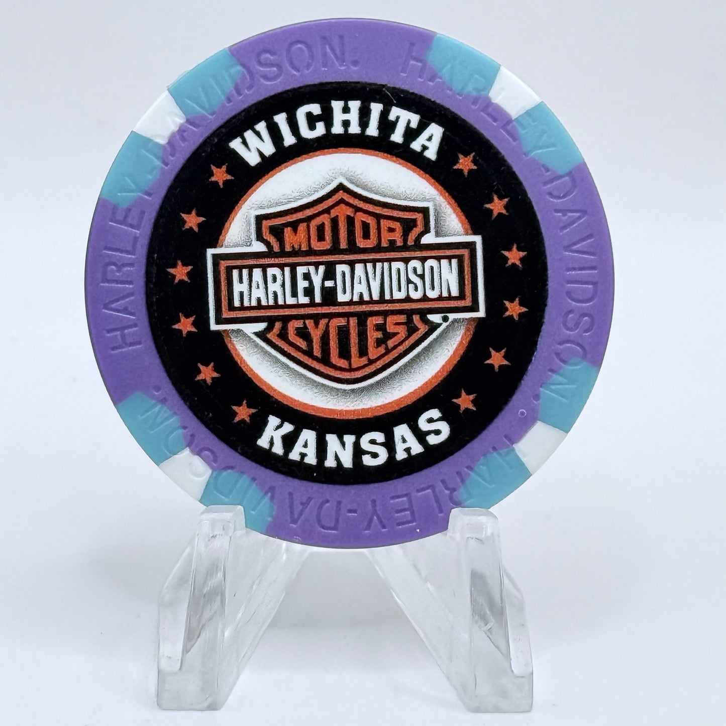 Harley-Davidson - Twister City Wichita Kansas Series 2 Advertising Chips