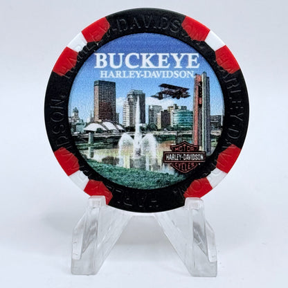 Harley-Davidson - Buckeye Dayton Ohio Series 3 Advertising Chips