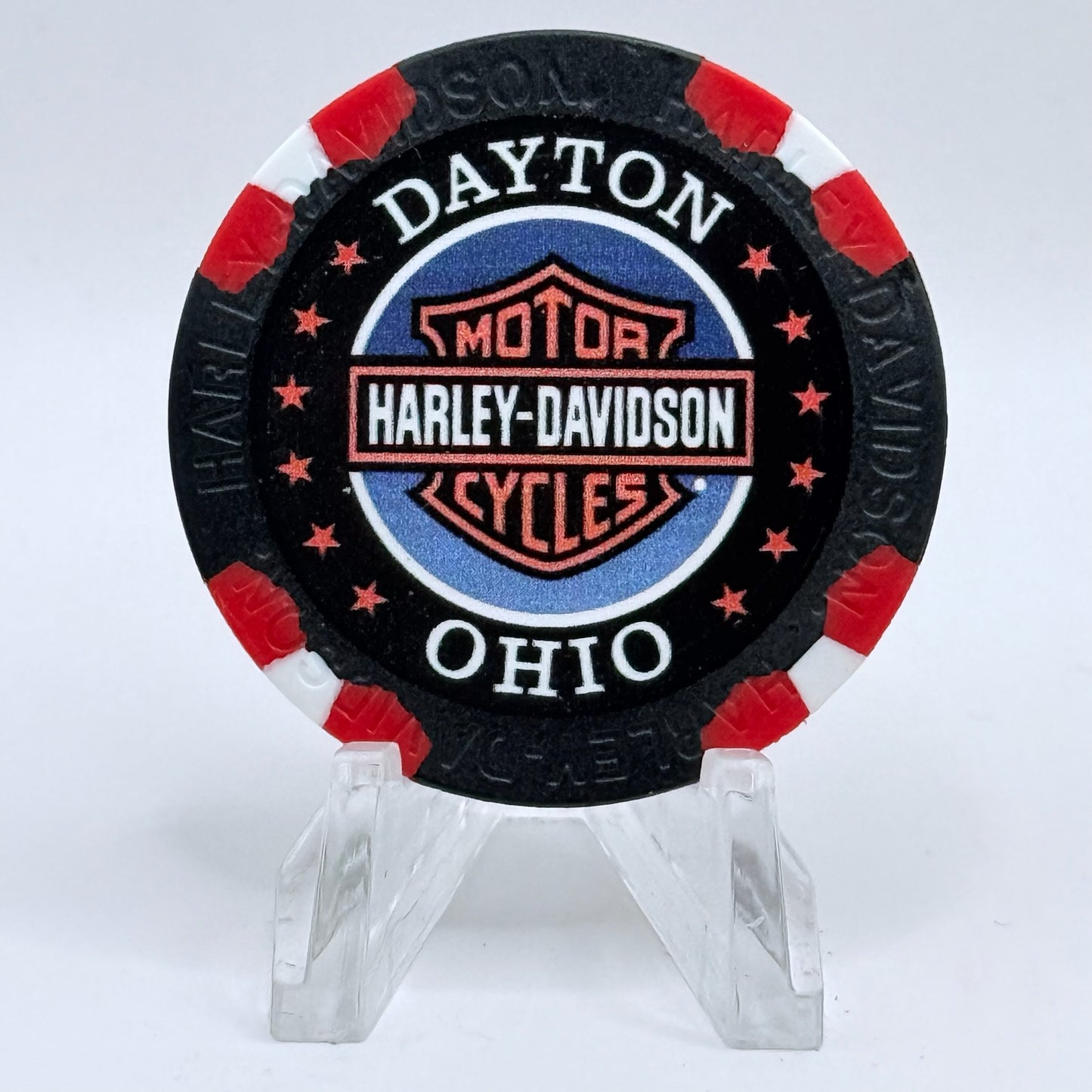 Harley-Davidson - Buckeye Dayton Ohio Series 3 Advertising Chips
