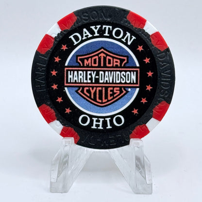Harley-Davidson - Buckeye Dayton Ohio Series 3 Advertising Chips