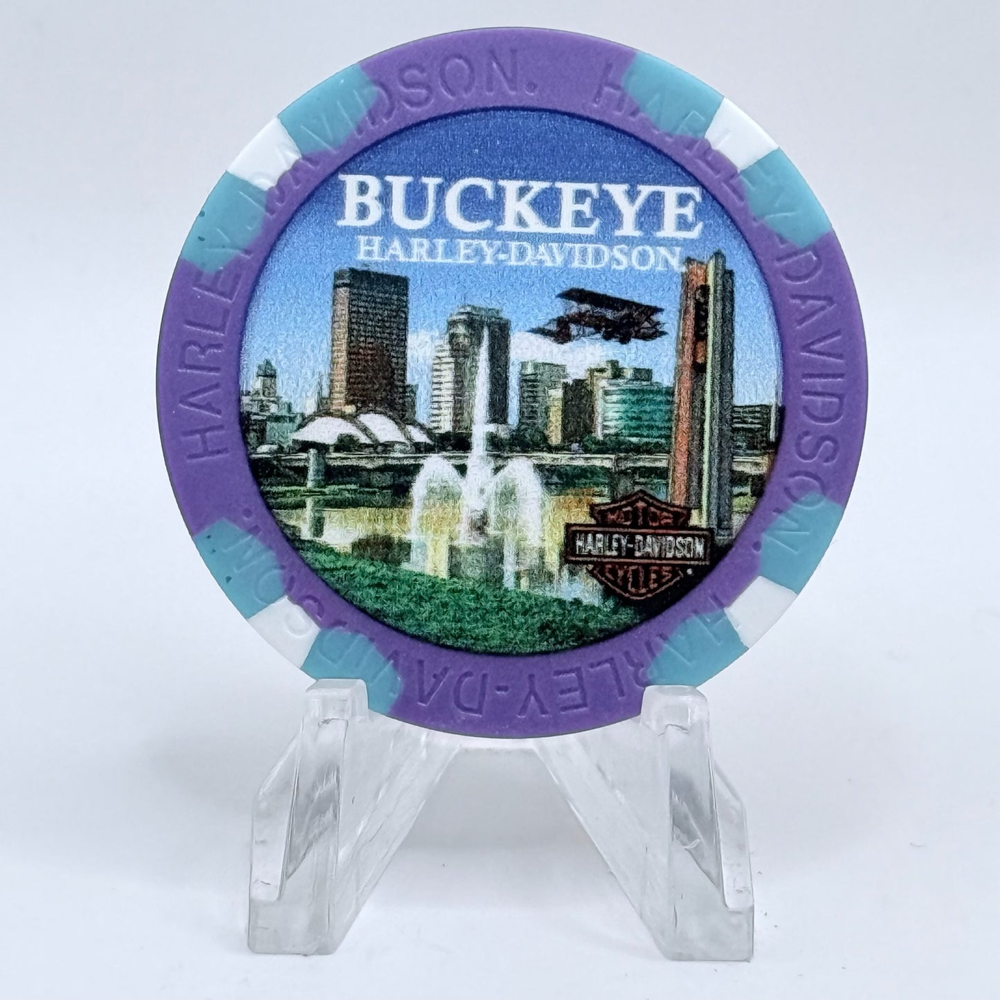 Harley-Davidson - Buckeye Dayton Ohio Series 3 Advertising Chips
