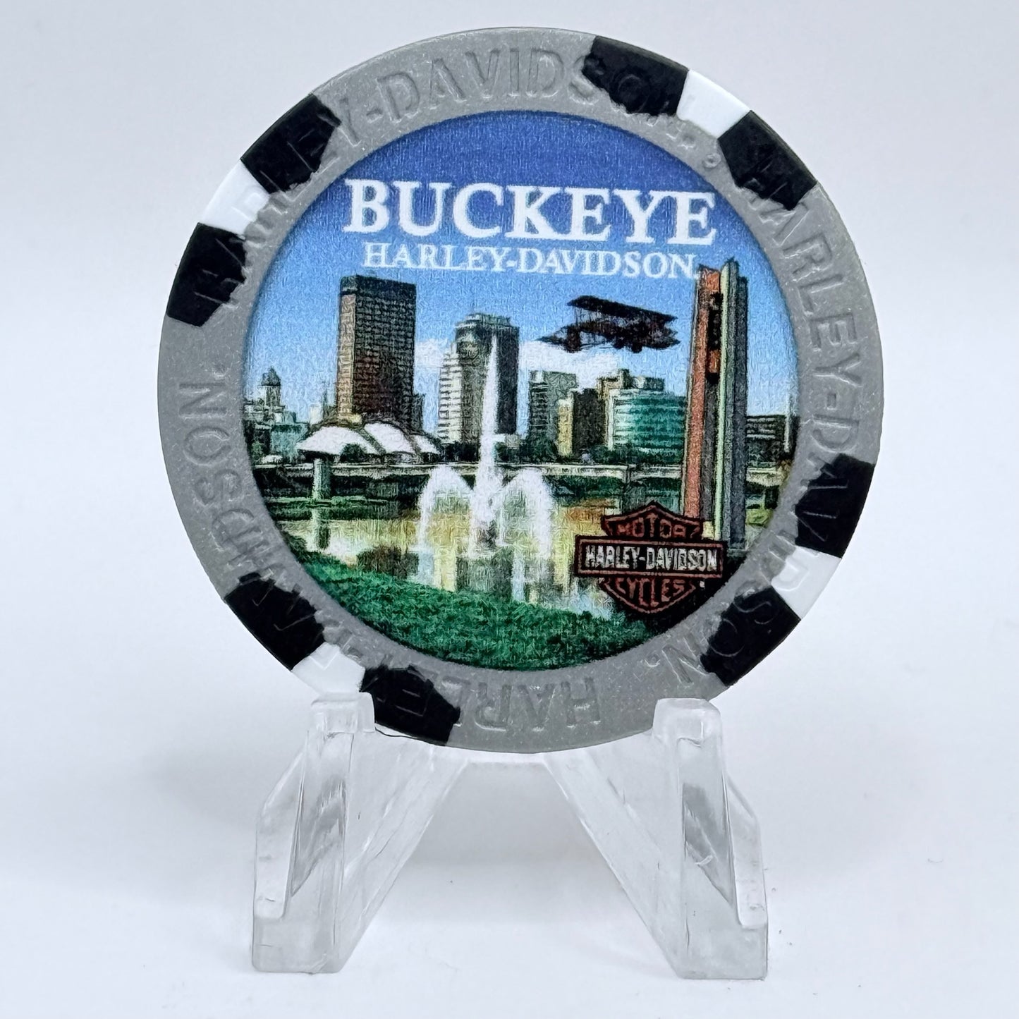 Harley-Davidson - Buckeye Dayton Ohio Series 3 Advertising Chips