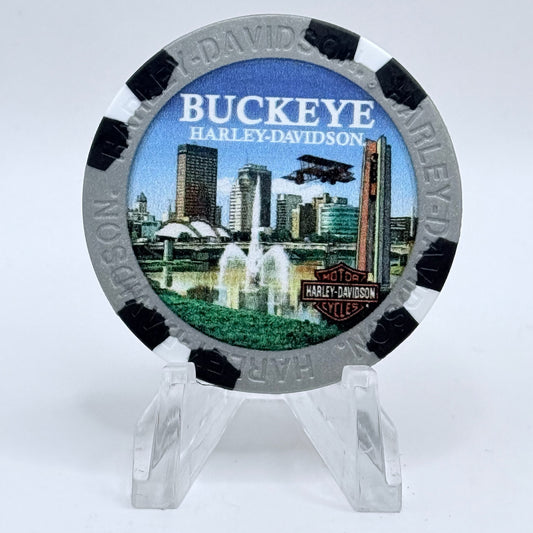 Harley-Davidson - Buckeye Dayton Ohio Series 3 Advertising Chips