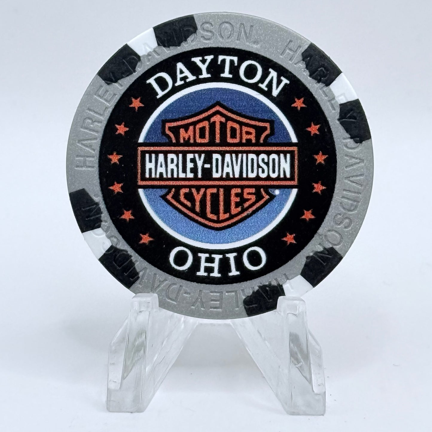 Harley-Davidson - Buckeye Dayton Ohio Series 3 Advertising Chips