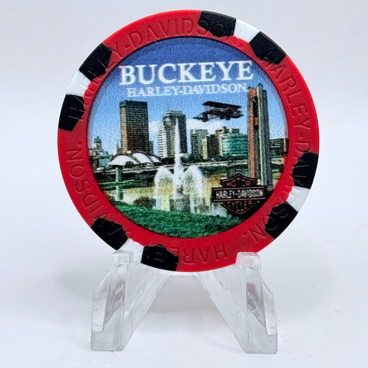 Harley-Davidson - Buckeye Dayton Ohio Series 3 Advertising Chips