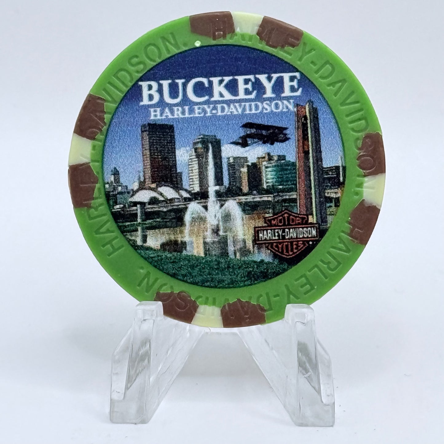 Harley-Davidson - Buckeye Dayton Ohio Series 3 Advertising Chips