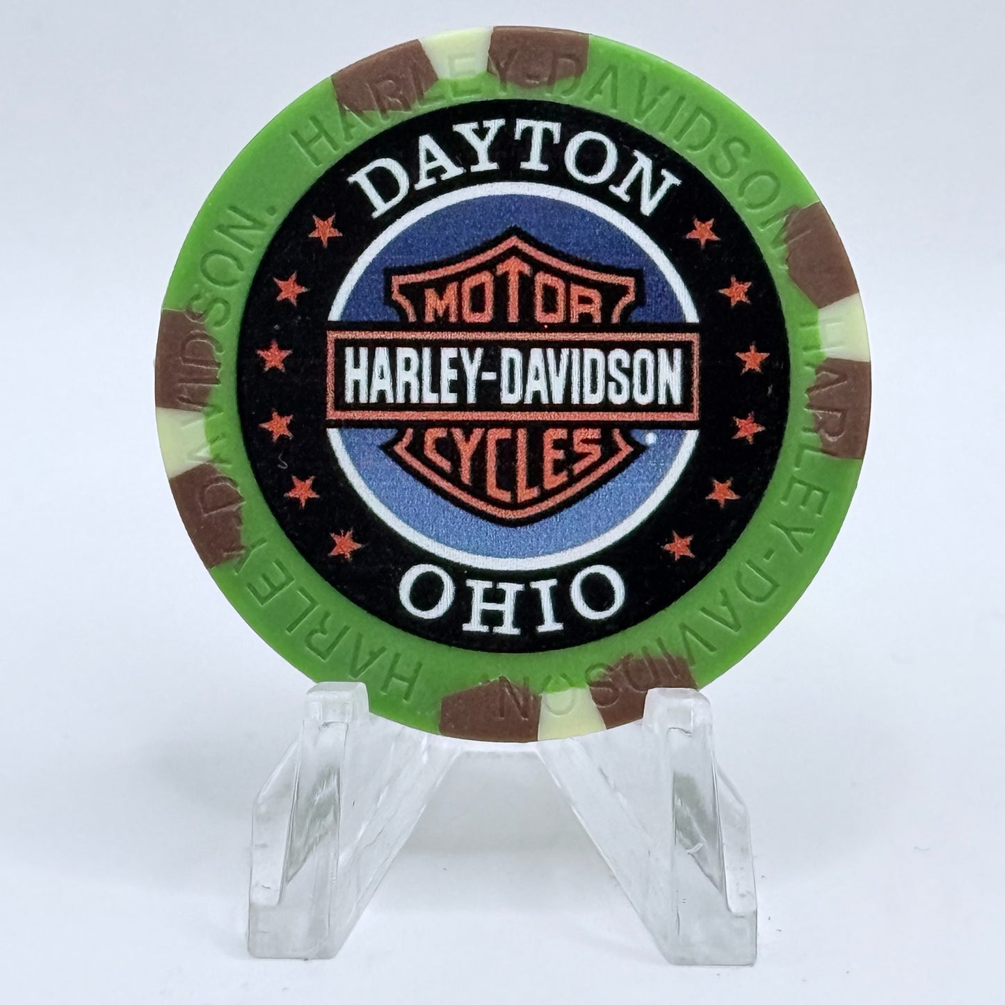 Harley-Davidson - Buckeye Dayton Ohio Series 3 Advertising Chips