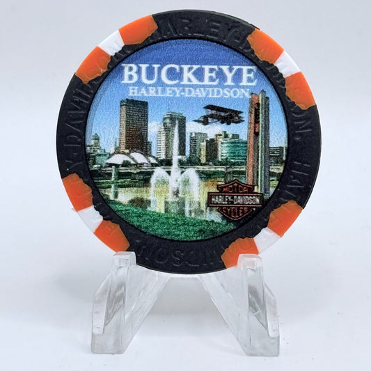 Harley-Davidson - Buckeye Dayton Ohio Series 3 Advertising Chips