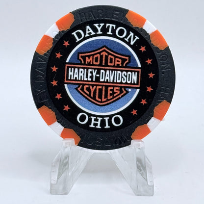 Harley-Davidson - Buckeye Dayton Ohio Series 3 Advertising Chips