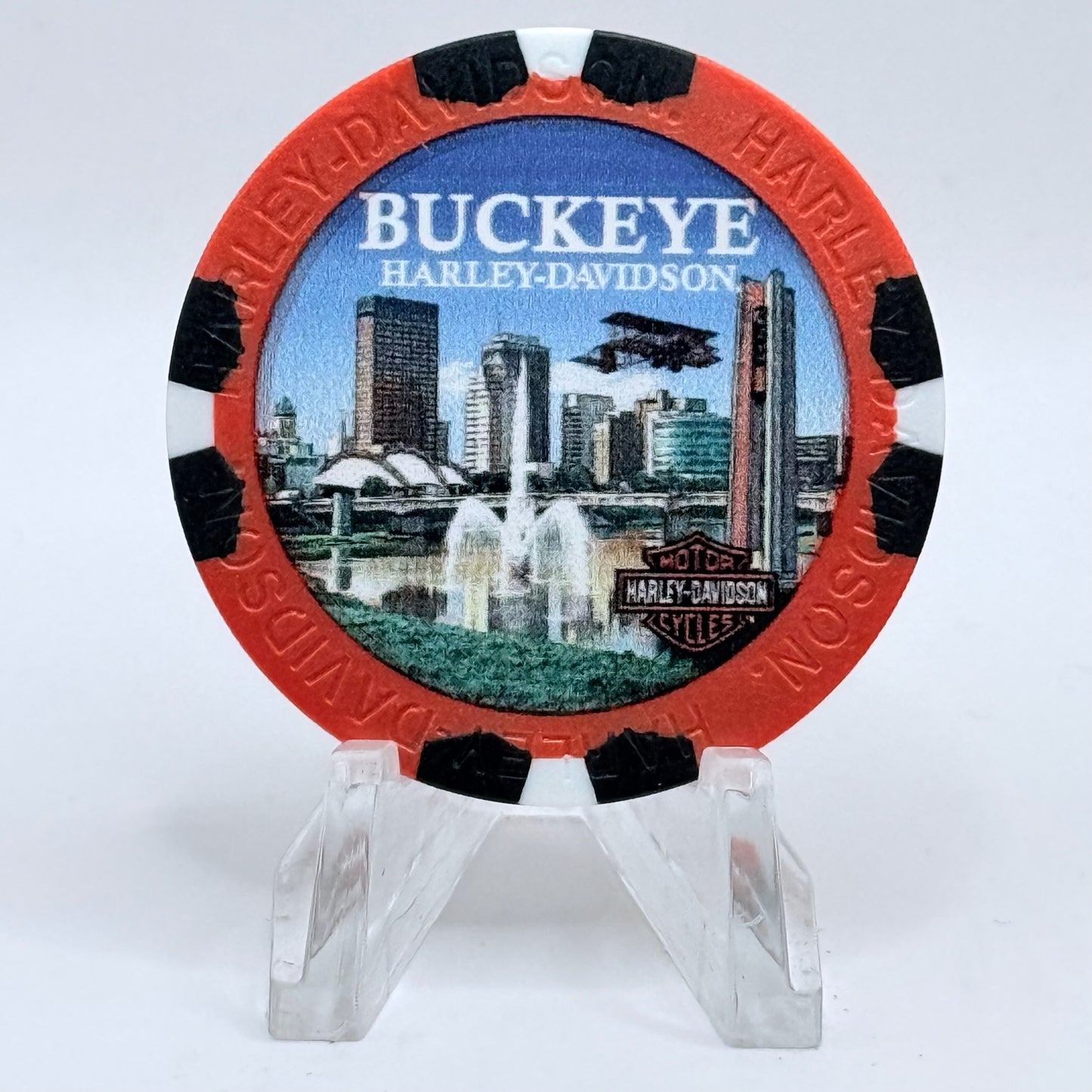 Harley-Davidson - Buckeye Dayton Ohio Series 3 Advertising Chips