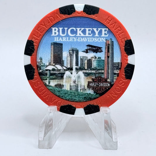 Harley-Davidson - Buckeye Dayton Ohio Series 3 Advertising Chips