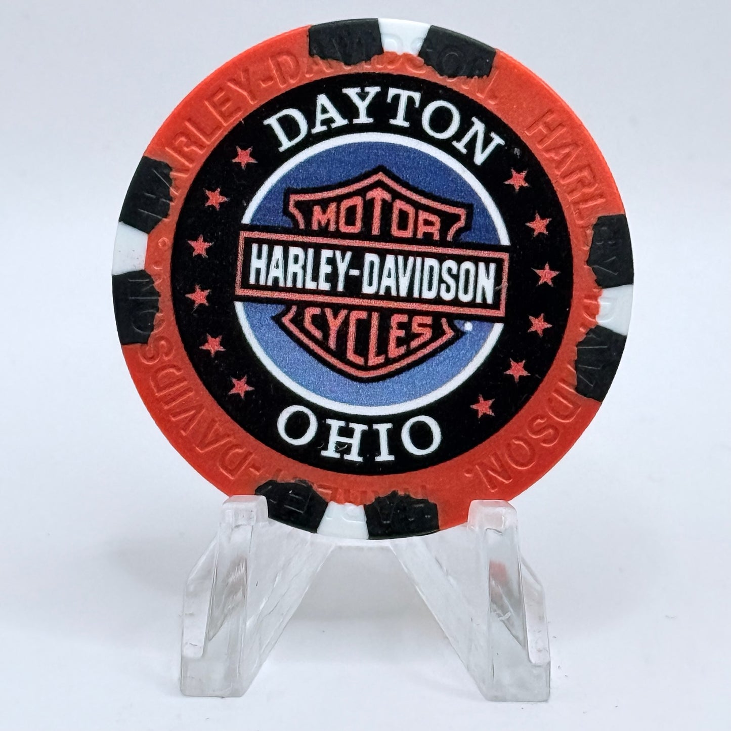 Harley-Davidson - Buckeye Dayton Ohio Series 3 Advertising Chips