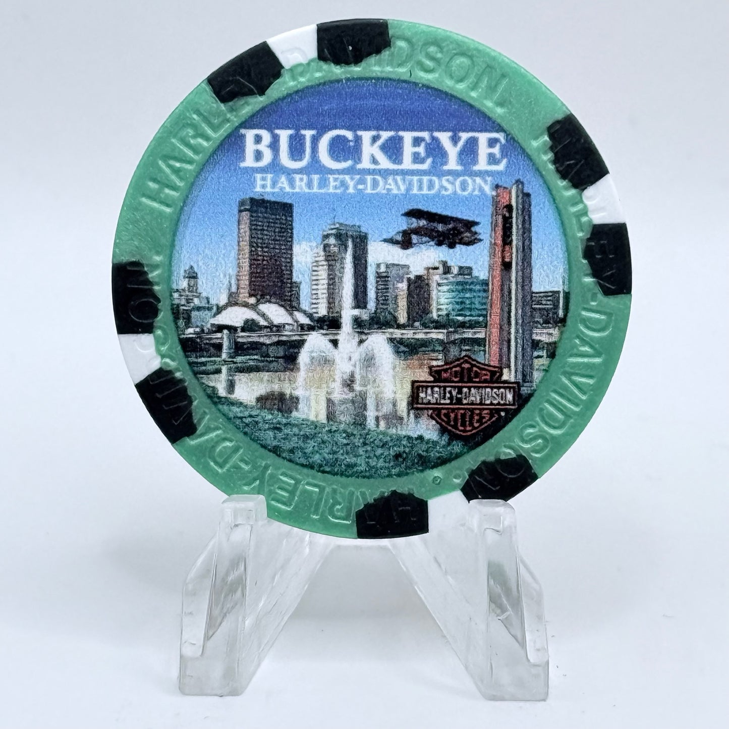 Harley-Davidson - Buckeye Dayton Ohio Series 3 Advertising Chips