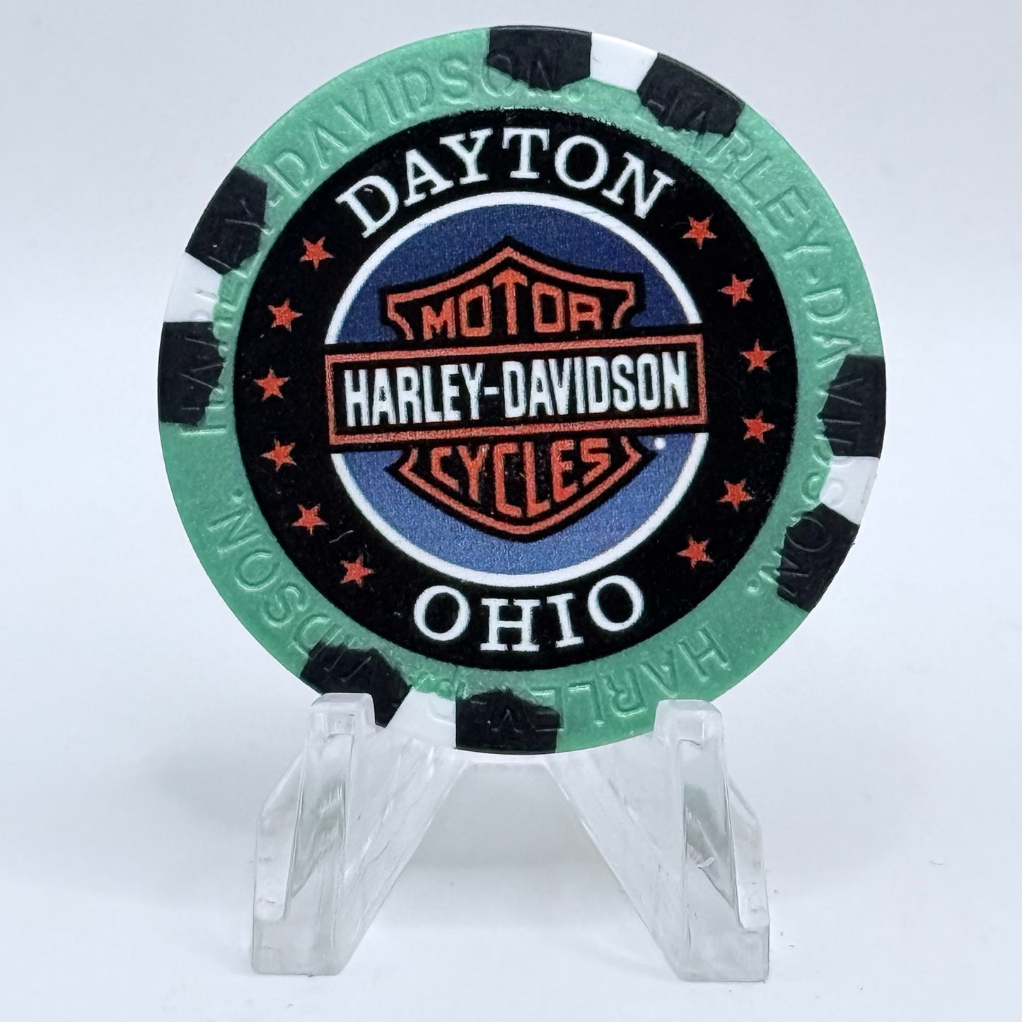 Harley-Davidson - Buckeye Dayton Ohio Series 3 Advertising Chips