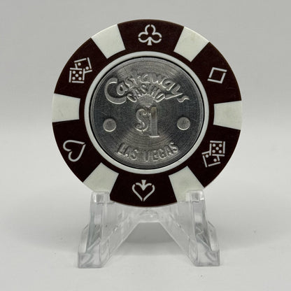 Castaways Las Vegas Nevada $1 Casino Chip N1454.P