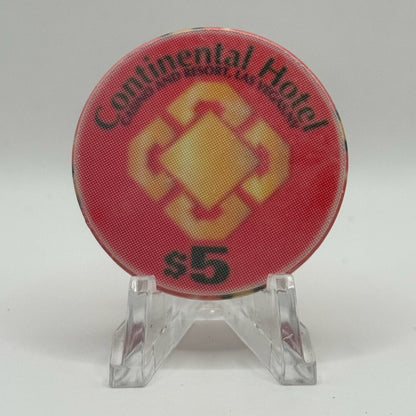 Continental Hotel Las Vegas Nevada 1996 $5 Casino Chip N0672