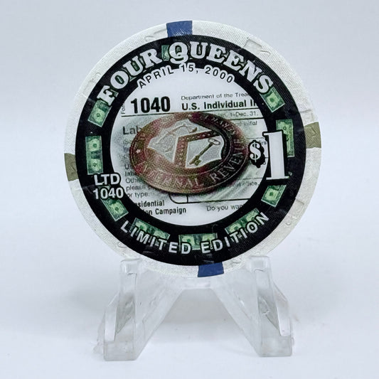 Four Queens Las Vegas Nevada 2000 LE $1 Casino Chip V4174
