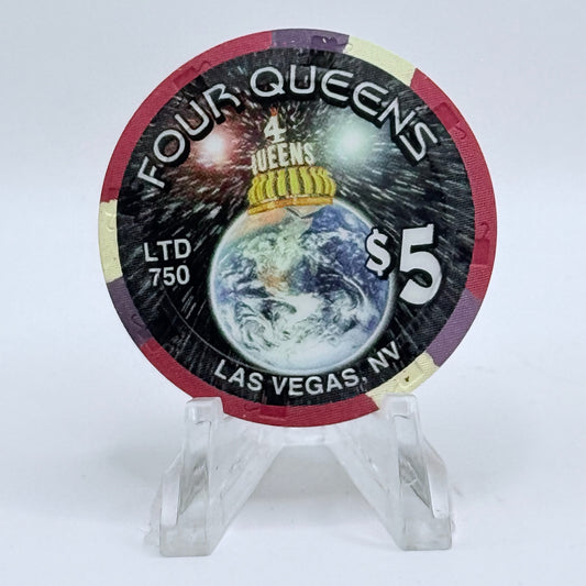 Four Queens Las Vegas Nevada 1999 LE $5 Casino Chip V4229