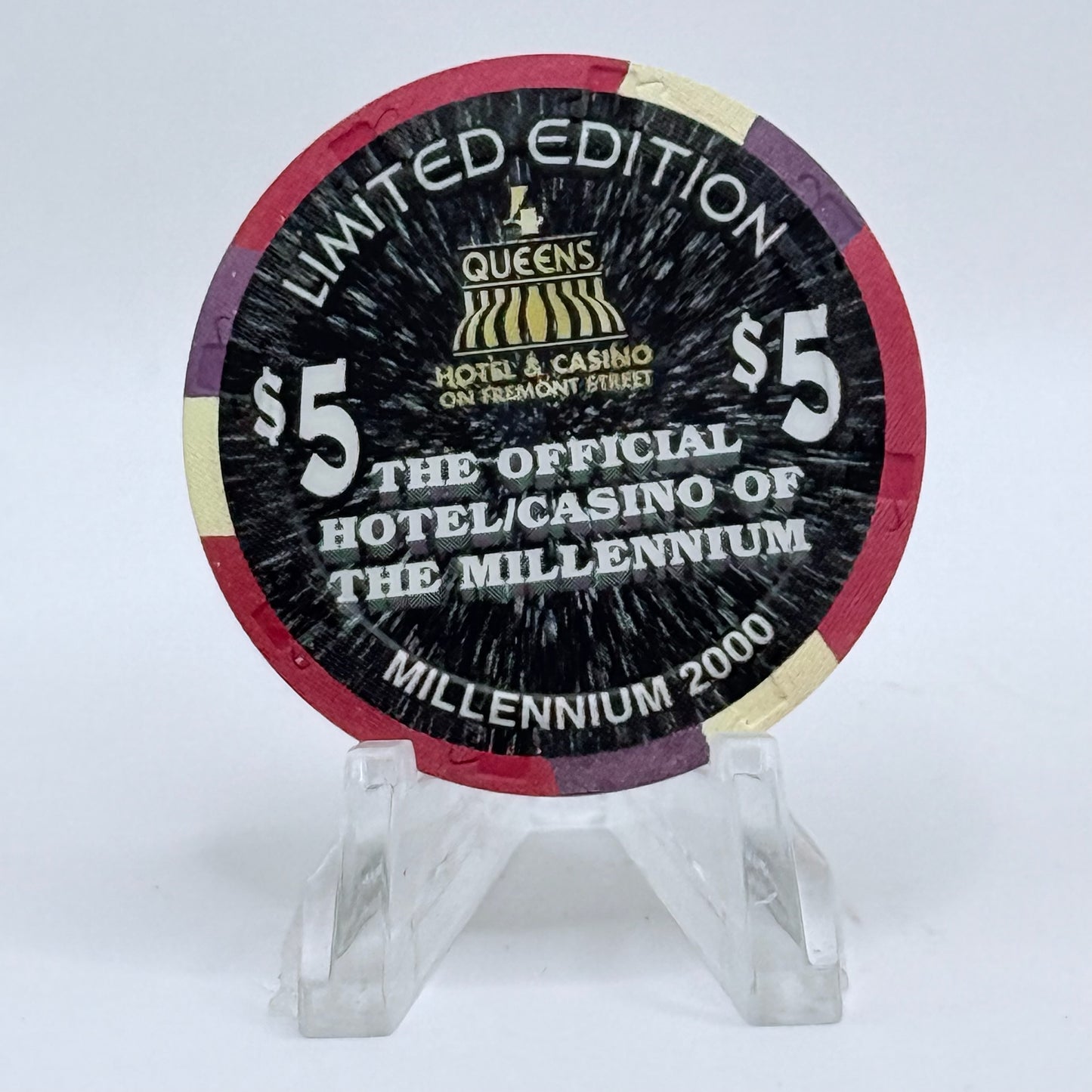 Four Queens Las Vegas Nevada 1999 LE $5 Casino Chip V4229