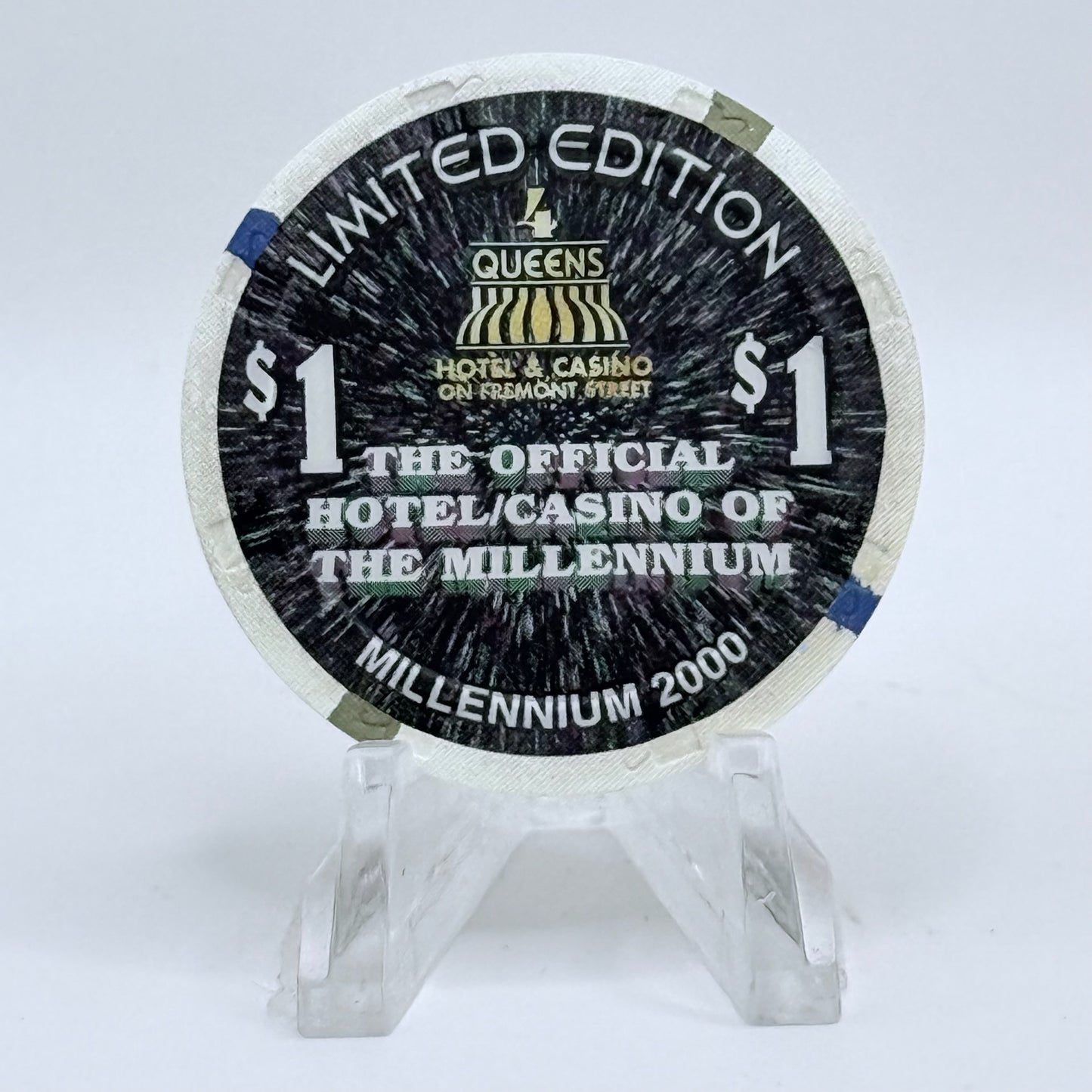 Four Queens Las Vegas Nevada 1999 LE $1 Casino Chip V4177