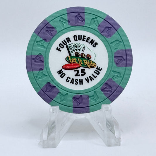 Four Queens Las Vegas Nevada 1996 $25 NCV Casino Chip N8376