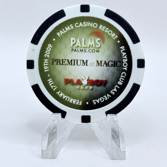 Palms Casino Resort Las Vegas Nevada 2009 'Premium Of Magic Playboy' Casino Chip E7619