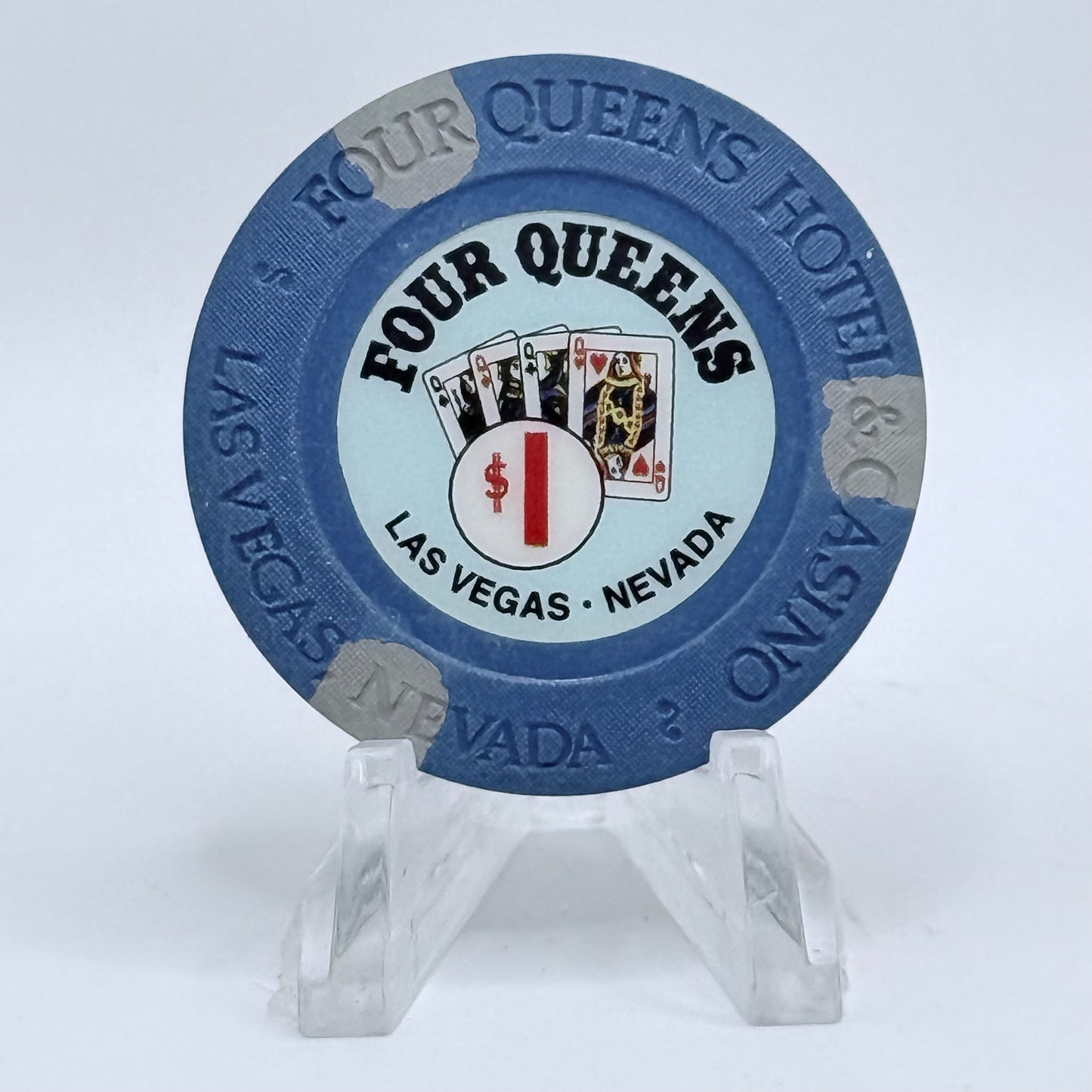 Four Queens Las Vegas Nevada 2001 LE $1 Casino Chip V8525