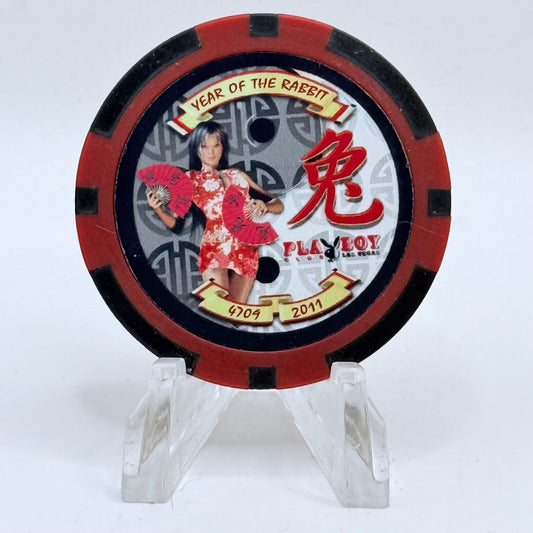 Palms Casino Resort Las Vegas Nevada 2011 'Year Of The Rabbit Playboy Bunny' LE Casino Chip D0755
