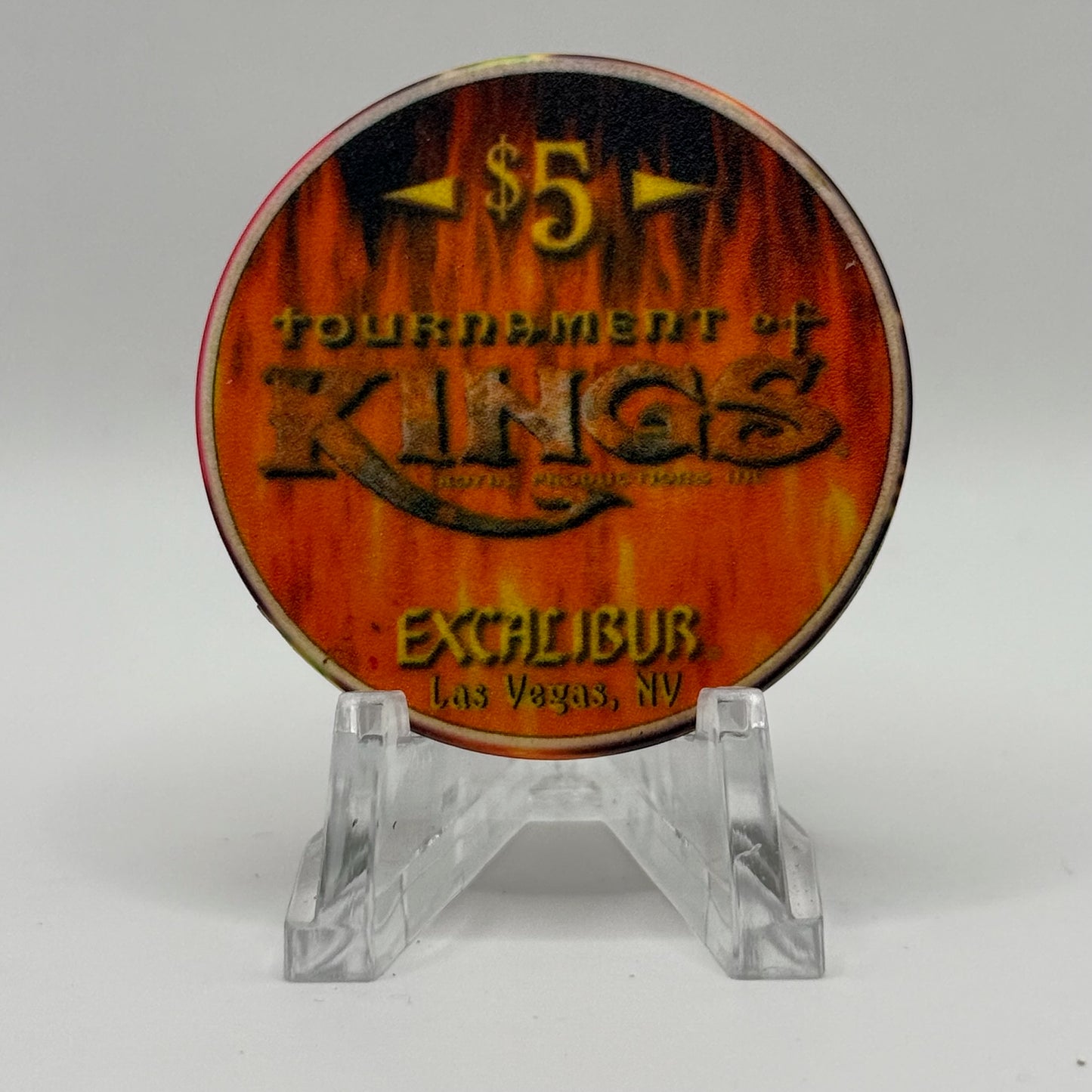 Excalibur Las Vegas Nevada 1999 'Ireland' LE $5 Casino Chip V4076