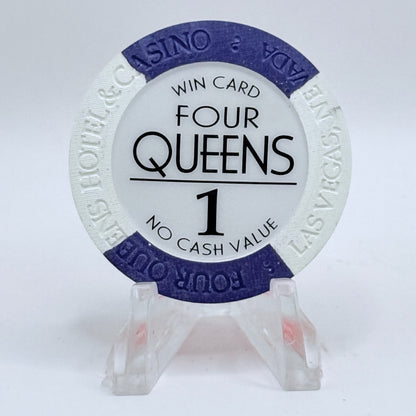 Four Queens Las Vegas Nevada 2001 $1 Win Cards Chips V6223