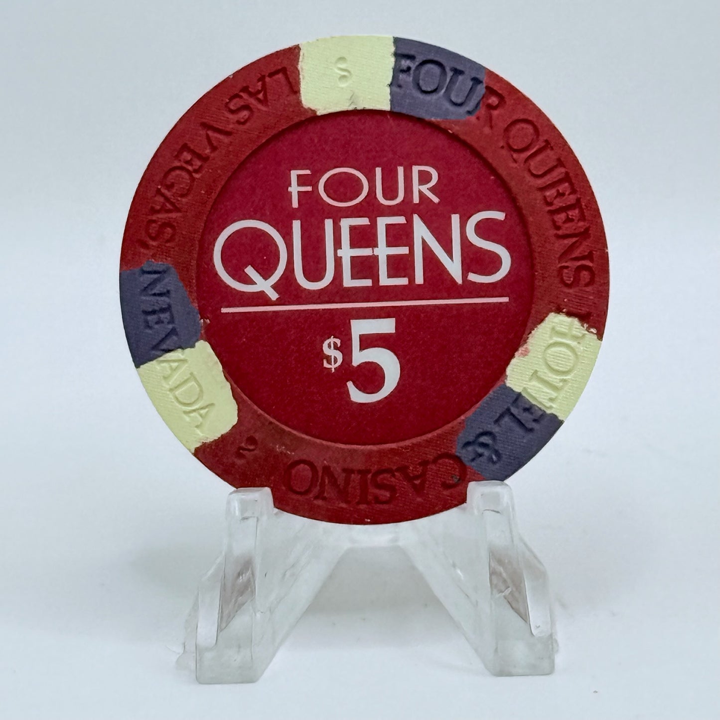Four Queens Las Vegas Nevada 2001 $5 Casino Chip V6293