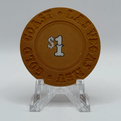 Gold Coast Las Vegas Nevada 1992 $1 Casino Chip N1698