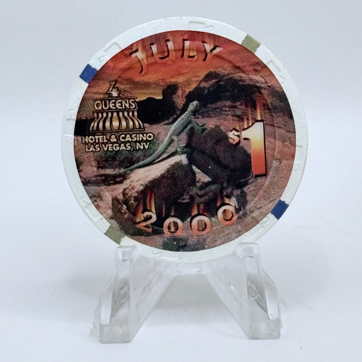 Four Queens Las Vegas Nevada 2000 LE $1 Casino Chip V4175