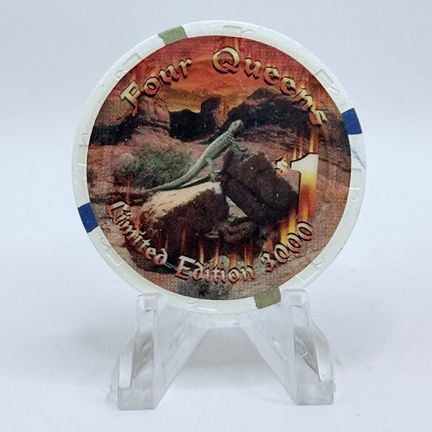 Four Queens Las Vegas Nevada 2000 LE $1 Casino Chip V4175