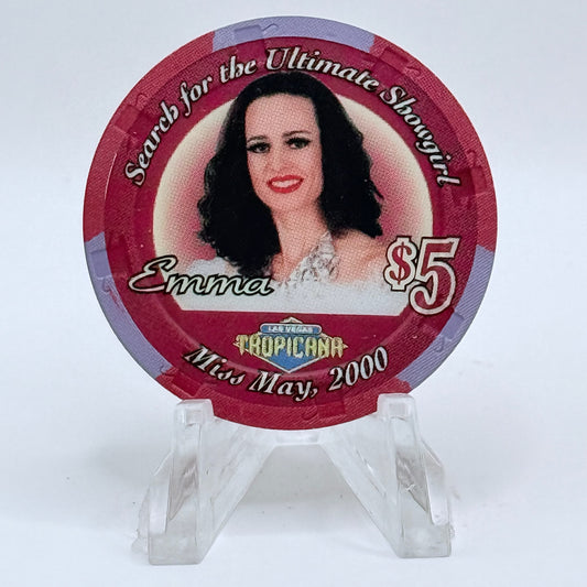 Tropicana Las Vegas Nevada 2000 'Emma' Series 50 LE $5 Casino Chip V5872