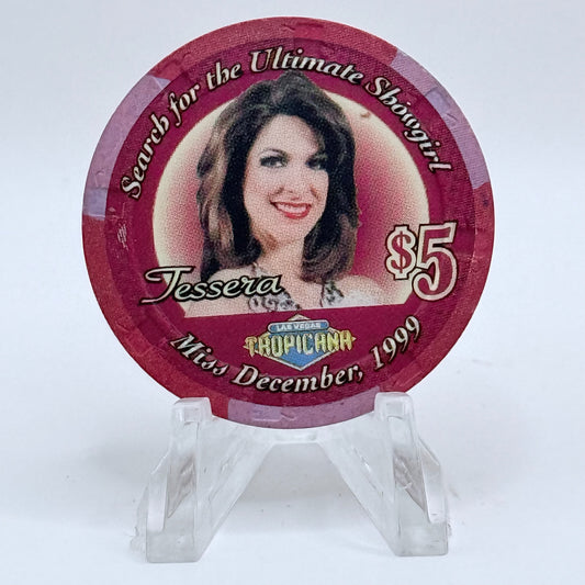 Tropicana Las Vegas Nevada 2000 'Jessera' Series 50 LE $5 Casino Chip V5865
