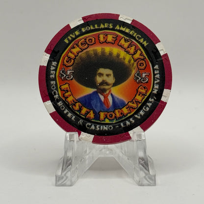 Hard Rock - Las Vegas Las Vegas Nevada 2001 'Cinco De Mayo' LE $5 Casino Chip V6051