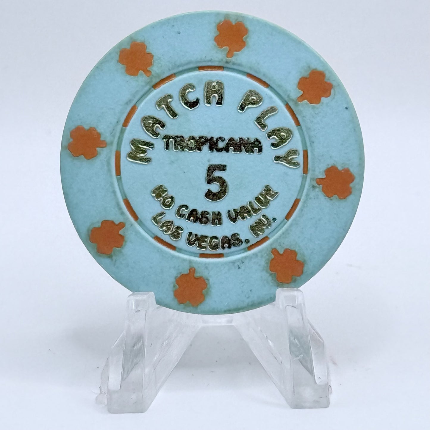 Tropicana Las Vegas Nevada 1992 $5 NCV Casino Chip N0721