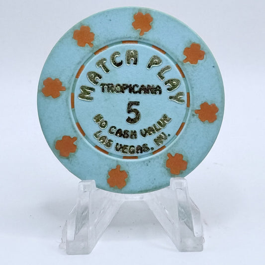 Tropicana Las Vegas Nevada 1992 $5 NCV Casino Chip N0721