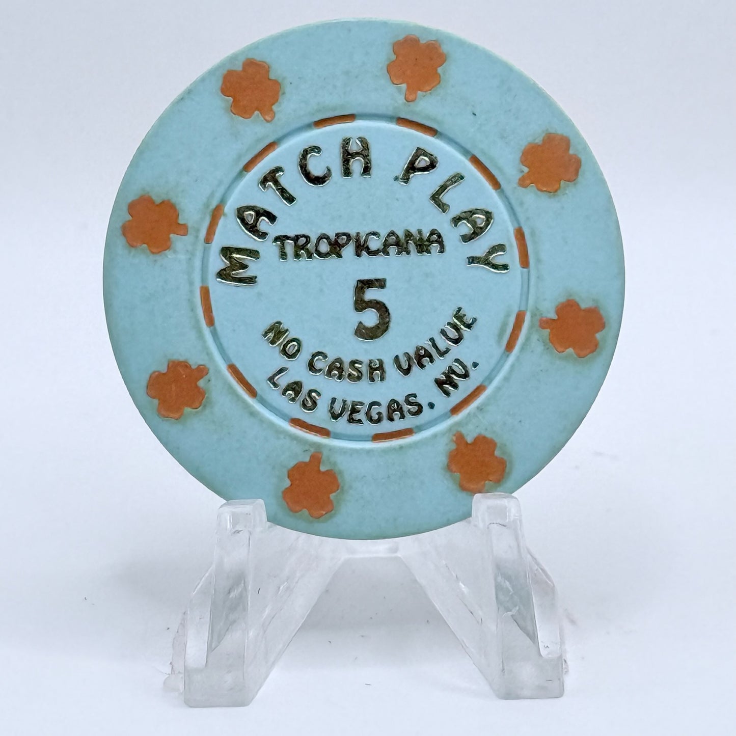 Tropicana Las Vegas Nevada 1992 $5 NCV Casino Chip N0721