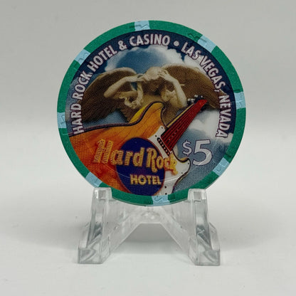 Hard Rock - Las Vegas Las Vegas Nevada 2000 'Fairway to Heaven' LE $5 Casino Chip V7748