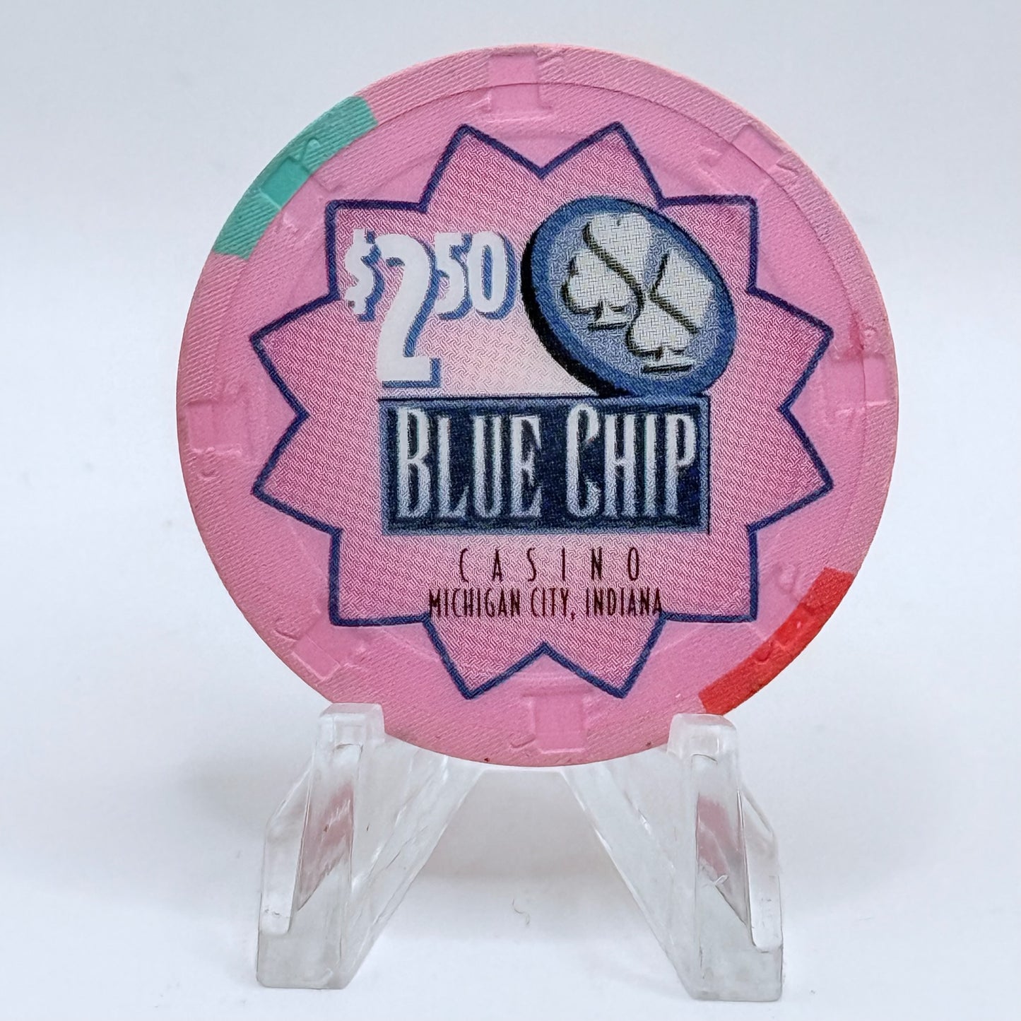 Blue Chip Casino Michigan City Indiana Series 1 $2.50 Casino Chip