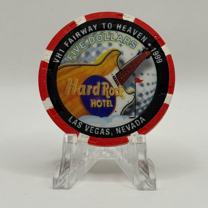Hard Rock - Las Vegas Las Vegas Nevada 1999 'Fairway to Heaven VI' LE $5 Casino Chip V4433